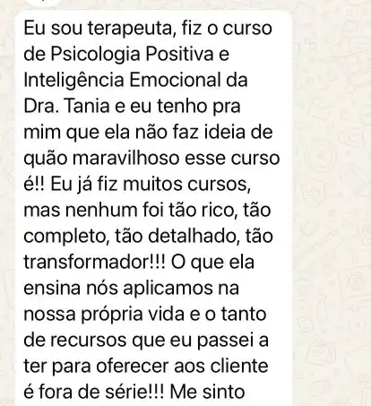 Resultado 30 do curso de Psicologia Positiva