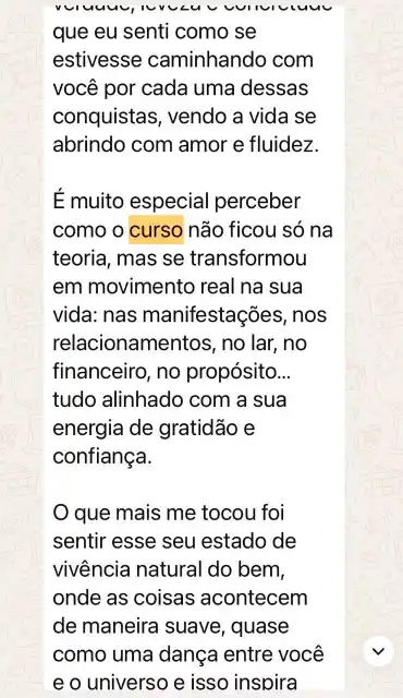 Resultado 82 do curso de Psicologia Positiva